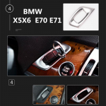 Car styling car start key hole decorative frame for BMW X5X6 E70 E71 interior modification stainless steel 1pcs