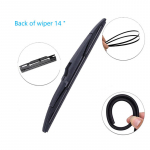 3x Chevrolet Holden Cruze J300 MK1 luukp&auml;ra 2009 2010 2011 2012 2013 2014 2015 eesmised tagumised klaasipuhasti harjade komplekti aken Rear Wiper