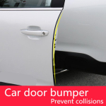 Car Anti Collision Side Door Edge Guard Rubber Bumper Protection Sticker Strip exterior decoration for VW jetta psaaat golf 5 Meter gray