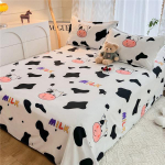 Tr&uuml;kkimine Mood Puuvillane voodilina voodikate Nahas&otilde;bralik pestud tekk voodikate Voodikate Voodikate Madratsi kate  (Padjap&uuml;&uuml;r puudub) 120x210cm Only a sheet