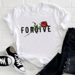 (Aasia suurus) L&uuml;hikeste varrukatega T-s&auml;rk, akvarell, armas stiil, armas trend, moodne t-s&auml;rk Naiste riided vabaajaprinteriga naiste graafiline T-s&auml;rk S