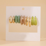 Boheemlaste akr&uuml;&uuml;lr&otilde;ngaste k&otilde;rvar&otilde;ngaste komplekt naistele t&uuml;drukutele mood kullast metallist liblikakett ringk&otilde;rvar&otilde;ngad kingitused ehted 3