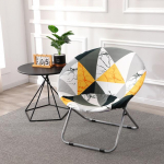 Moon tooli kate Stretch &uuml;mmargune taldrik Tooli kaitse Prinditud venivad istmekatted pestavad &uuml;mmargused telkimiskokkuklapitavad istmekatted 1 Piece