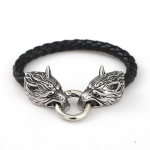 Plahvatusohtlik roostevabast terasest P&otilde;hjamaade Viking Odin Wolf Head K&auml;ev&otilde;ru Meeste Ehted 23cm