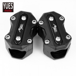 Mootoritarvikud Mootorikaitse kaitseraua kaitse Dekoratiivplokk HONDA Twin CRF 1000 1100 XRV 750 ALL aasta jaoks must