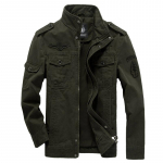Meeste vintage v&otilde;itlusv&auml;ljaku s&otilde;jajope armee mantel Talvine t&otilde;mblukuga vabaaja topid 6XL armee roheline v&auml;rv