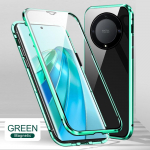 360&deg; metallist kaitserauaga adsorptsiooniga magnetiline klapp&uuml;mbris Honor Magic5 Lite 5g kahepoolse karastatud klaasiga Coque Honer Magic 6 Lite 5g jaoks For Honor X40 5G