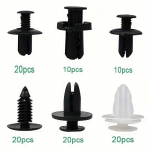 Auto t&otilde;ukurite klambrite komplekt &ndash; plastikust uksepaneeli kinnitused, poritiiba kaitseraua klambrid 100 Pcs Bags