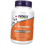 T&uuml;rosiin, neurotransmitteri tugi, L-t&uuml;rosiin 500, Now Foods 120 korki (27128027) 120caps