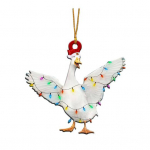 J&otilde;ululooma rippuv panda akr&uuml;&uuml;lkaunistus Kitsepart Kass Lehm Korduvkasutatav p&uuml;hadekaunistus J&otilde;ulupuu Goat