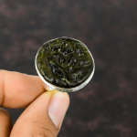 Moldaviidi s&otilde;rmus Originaalkivi s&otilde;rmus 925 Sterlingh&otilde;be S&otilde;rmus Reguleeritav s&otilde;rmus Moldaviidi ehted K&auml;sitsi valmistatud s&otilde;rmus Kihlas&otilde;rmus Kingitus talle Adjustable