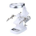 3 k&auml;sitsi jootekolvi aluse keevitust&ouml;&ouml;riist suurendusklaasiga valgustatud LED-alligaatori klambri hoidiku klambriga, mis aitab parandada