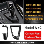 S&uuml;sinikkiust tekstuur BMW F30 F10 F15 F07 F20 F21 F22 F32 F32 F34 F35 5GT auto k&auml;iguvahetuspaneeli raami k&auml;igukasti nupu kaanepea trimmile Model A C LHD