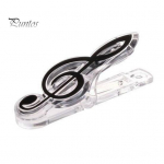 M&auml;rkmeklamber Muusikaline skaala kuju Korduvkasutatav &otilde;&otilde;nes kaasaskantav memo kirjaklambri register J&auml;rjehoidja Raamat Kontor Kooli kirjatarvete klamber A must