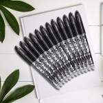 12 tk Kustutavad geelpliiatsid, joonistavad kirjatarvete koolitarbed sinisele