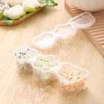 Koomiksikujuline riisipallikomplekt isetehtud sushivormid pressvorm K&ouml;&ouml;gitarvikud Toidulisandid imikutele Loominguline l&otilde;unas&ouml;&ouml;k Bento onesize