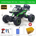 Uus 1:12/1:16 4WD RC auto LED tuled Monster Truck 2.4G raadio kaugjuhtimispuldiga autod lollakad off-road juhtveokid poisid m&auml;nguasjad lastele 37cm roheline