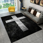 P&uuml;ha piibliristi Jeesuse palveala vaip, vaipvaip koduseks elutoa diivani uksemati sisekujunduseks, kingitus lastele m&auml;ngu jaoks libisemiskindel p&otilde;randamatt 80cm x 120cm