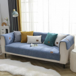 Nordic Anti-Skid paksendatud pl&uuml;&uuml;sist padja soe kate Lihtne imitatsioon ka&scaron;miirist diivanipadja kate nahast diivanile puidust tool Pillowcase 30X50cm kollane