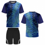 T-s&auml;rgi ja l&uuml;hikeste p&uuml;kste komplekt Tennis Lauatennise treeningud Suvine v&auml;lijooksuvalgusti 6XL