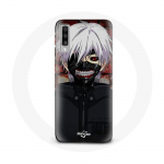 Coque pour Samsung Galaxy A50 Tokyo Ghoul Kaneki Ken Masque Japonais Anime