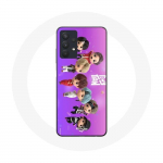 &Uuml;mbris Samsung Galaxy A32 5G BTS TinyTAN animatsiooniplakatile RM Jin Suga J-Hope Jimin Jungkook ja V Mic Drop Dance