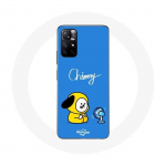 &Uuml;mbris Xiaomi Redmi Note 11s 5G Bangtan BTS BT21 Chimmy Jimin sinise taustaga