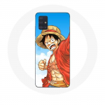 Coque pour Samsung Galaxy A71 Manga One piece Luffy Anime