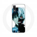 &Uuml;mbris Samsung Galaxy A02 Tokyo Ghoul Half Face jaoks