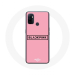 Coque pour Oppo A53 Blackpink Groupe de K-pop Logo Fond Rose