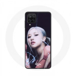 Coque pour Samsung Galaxy A12 Blackpink Born Pink Affiche Teaser Ros&eacute; Comeback Single Pink Venom 2022