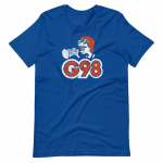 Wgcl Cleveland 98 Fm Raadio Vanaaegse Stiiliga T-s&auml;rk L&uuml;hikeste Varrukatega Unisex T-s&auml;rk S