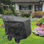 Garden Hose Reel Cart Cover.Protection Cover Easy to Clean Air Vent Prolong Its Life Outdoor