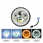 7-tolline LED-esituli H4 Hi-Lo koos Halo Angel Eyes Round esilaternaga Lada 4x4 linna Niva Jeep JK Land Rover kaitsja Hummeri jaoks 1 piece