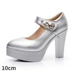 Kuldne pulmakleit kingad plokk kontsaga platvorm platvorm &uuml;hekordsed kingad sirge pandlaga k&otilde;rged kontsad naised 39