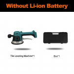 Plaatimisplaadid Masina plaadid Vibraatori imemiskapp 1800 W reguleeritav automaatne p&otilde;randavibraatori tasandust&ouml;&ouml;riist 18 V aku jaoks Only machine