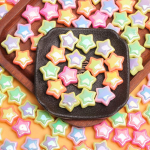 UV Kahev&auml;rviline Loominguline 18mm 200tk DIY Ehted Aksessuaarid Stereot&auml;htede tegemine lahtised helmed akr&uuml;&uuml;l K&auml;sitsi valmistatud kaelakee materjalid k&auml;ev&otilde;rud