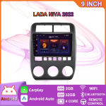 Icreative Android Auto raadio Lada Niva 2022+ jaoks Multimeedia Video m&auml;ngija Navigatsioon WIFI GPS Carplay DSP RDS 2din 4+64GB 2+32GB