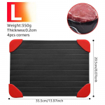 Kiirsulatusalus Sulatusplaat Suur sulatusplaat Mittenakkuva kattega k&uuml;lmutatud toit Liha Kala K&ouml;&ouml;gi vidinad K&ouml;&ouml;git&ouml;&ouml;riist L（1pcs）