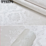 Moodne tapeet Seinad Decor Reljeefsed seinapaberirullid Magamistoa Elutoa Diivaniteleri taust 60cm*2m valge