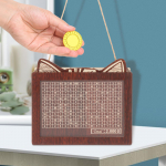 Raha Kassa P&otilde;rsakassa T&auml;iskasvanud Lapsed Retro S&auml;&auml;stmise Eesm&auml;rk Laua- ja Seinakinnitusega 1000 USD