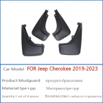 Jeep Cherokee jaoks - Poritiiva Porikaitse Porikaitsekatte Kaitsed Pihustuse Porikaitse Autotarvikud Poritiivad Eesmine Tagumine 4 TK must