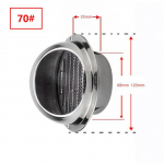 Roostevabast terasest seina lae &otilde;huventilaatori toru ventilatsiooni v&auml;ljalaskev&otilde;re kate v&auml;ljalaskeava soojendus jahutus ventilatsiooniava kork veekindel