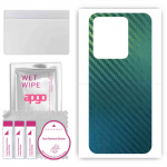 apgo Protective Skin Sticker for the back compatible with Vivo Y22S, Wrap Film, Foil, Vinyl - Pattern Carbon Chameleon CAKA1