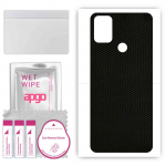 apgo Protective Skin Sticker for the back compatible with Wiko View5 Plus, Wrap Film, Foil, Vinyl - Pattern Matrix