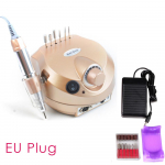 Professionaalne masin manik&uuml;&uuml;ri pedik&uuml;&uuml;ri jaoks, 30 000 p/min, elektriline k&uuml;&uuml;nepuuri poleerimist&ouml;&ouml;riist EU Plug kuld