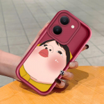 Pehme silikoonist ruudukujulise redeli mustriga telefoni&uuml;mbris, t&auml;ielikult kattev, kaamera p&otilde;rutuskindel kaitse, kummist &uuml;mbris Vivole Vivo S1 valge