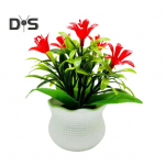 Kunstlikud potitaimi punane