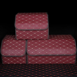 Suure mahutavusega mitmeotstarbeline kokkupandav kaanega auto pagasiruumi hoiupaneel Kaasaskantav auto pagasiruumi kott Auto pagasiruumi korraldaja S