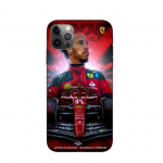 Coque Maniacase pour Iphone 14 Pro Max Lewis Hamilton Ferrari officiel